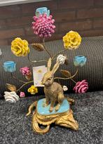 Claire en eef konijn kandelaar nieuw, Huis en Inrichting, Overige kleuren, 25 tot 50 cm, Nieuw, Ophalen of Verzenden