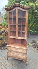 Vitrinekast, Ophalen, Gebruikt, Eikenhout, 50 tot 100 cm