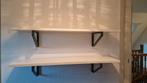 Twee witte wandplanken – 120 cm breed, Huis en Inrichting, Woonaccessoires | Wandplanken en Boekenplanken, Ophalen of Verzenden