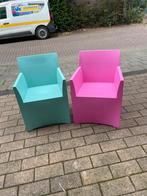 Tuinstoelen Haans 2 stuks, Ophalen, Gebruikt, Kunststof