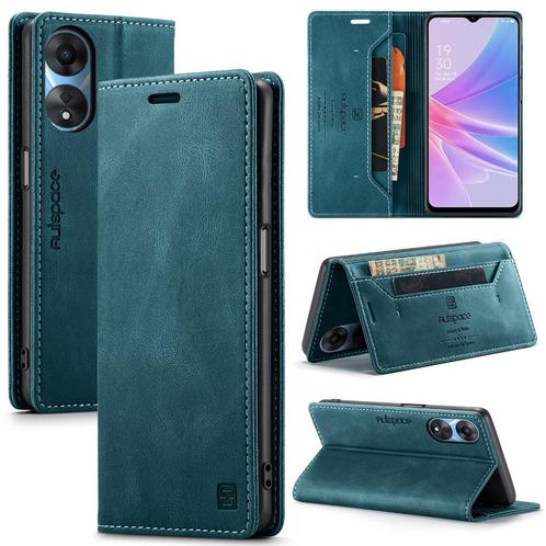 Luxe Flip Case met Kaarthouder voor OPPO A78 5G _ Blauw, Telecommunicatie, Mobiele telefoons | Hoesjes en Frontjes | Overige merken