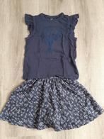 Leuk setje: rokje en shirt maat 134, Ophalen of Verzenden, Zo goed als nieuw, Meisje
