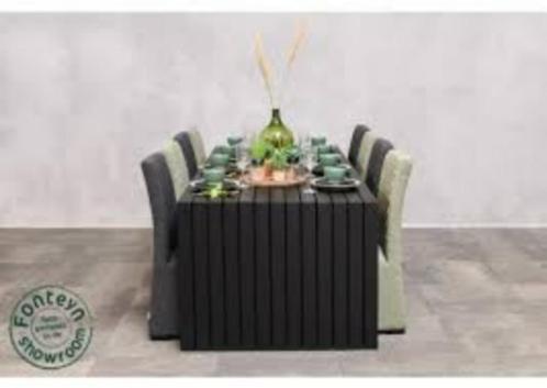 Nieuw voorraad Tuinset klos, Tuin en Terras, Tuinsets en Loungesets, Nieuw, Tuinset, Aluminium, 6 zitplaatsen, Eettafel, Stoel