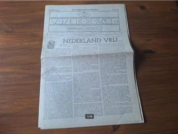 Vrij Nederland 17 mei 1945 Bevrijdingsnummer beschikbaar voor biedingen