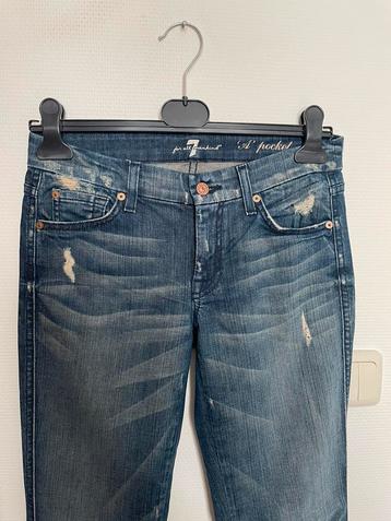 7 for all mankind a pocket jeans destroyed studs 36/S beschikbaar voor biedingen