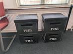 Bierkratten met poef zitting - 2 stuks, Ophalen of Verzenden, Gebruikt, Kunststof