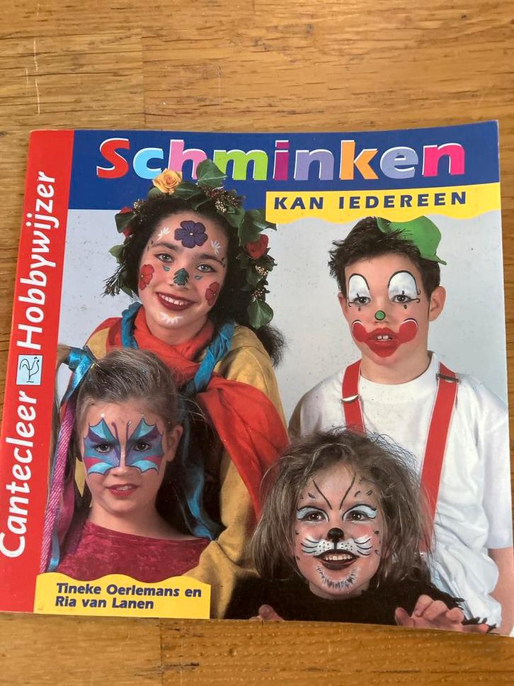 Schminken kan iedereen - Hobbyboek, Boeken, Hobby en Vrije tijd, Gelezen, Scrapbooking en Knutselen, Geschikt voor kinderen, Ophalen of Verzenden