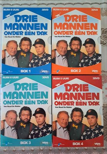 Complete vlaamse serie drie mannen onder een dak  beschikbaar voor biedingen