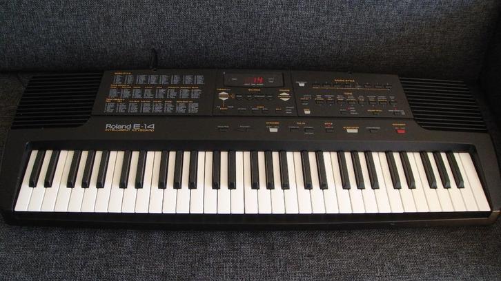 Roland E-14, Muziek en Instrumenten, Keyboards, Gebruikt, 61 toetsen, Roland, Aanslaggevoelig, Midi-aansluiting, Ophalen of Verzenden