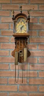 Antieke Wandklok met Gewichten friese schippertjesklok, Antiek en Kunst, Antiek | Klokken, Ophalen of Verzenden