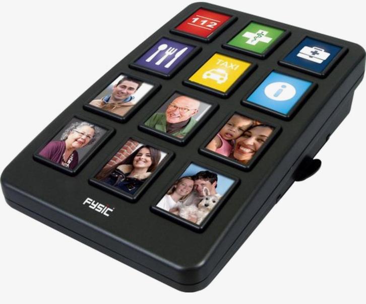 Fysic  Nummerkiezer voor ouderen en slechtzieners, Telecommunicatie, Vaste telefoons | Niet Draadloos, Gebruikt, Ophalen of Verzenden