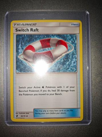 Pokémon Switch Raft Trainer Kaart beschikbaar voor biedingen