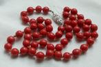 Lange ketting met Bloedkoralen, Verzenden, Overige materialen, Ketting