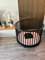 Zwarte Bopita box Rondo & Baby’s Only boxkleed, Kinderen en Baby's, Boxen, Ophalen, Zo goed als nieuw, Rond, In hoogte verstelbaar