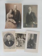 5 x Antieke portret foto's, Verzamelen, Foto's en Prenten, Ophalen of Verzenden, Voor 1940, Gebruikt, Foto