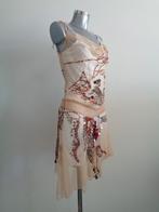 Gouden designer jurk van Jorando Italy - IT46-NL40 NIEUW, Maat 38/40 (M), Overige kleuren, Nieuw, Ophalen of Verzenden