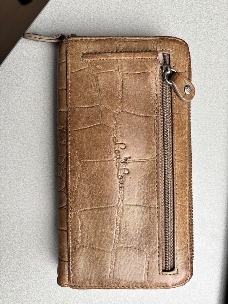 LouLou Essentiels Portemonnee - Bruin Leer, Gebruikt, Bruin, Leer, Ophalen