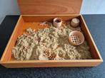 Houten Speelbak, Grenn, magic sand, speelrijst, Ophalen, Zo goed als nieuw