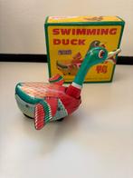 Vintage Blikken Zwemmende Eend Speelgoed, Antiek en Kunst, Antiek | Speelgoed, Ophalen of Verzenden