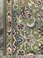 Vintage Perzisch Naïn tapijt loper floral green 68x298cm, Persian Perzisch vintage oosters hype, Gebruikt, Crème, 200 cm of meer