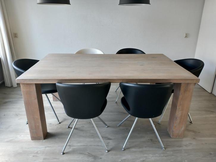 Mooie eetkamertafel 250,-, Huis en Inrichting, Tafels | Eettafels, Zo goed als nieuw, 50 tot 100 cm, 150 tot 200 cm, Vijf personen of meer