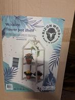 Houten Etagere - Nieuw in Doos!, Tuin en Terras, Ophalen of Verzenden, Nieuw