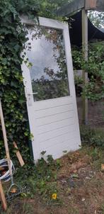 buitendeur, Doe-het-zelf en Verbouw, Deuren en Horren, Ophalen, Gebruikt, 80 tot 100 cm, 200 tot 215 cm