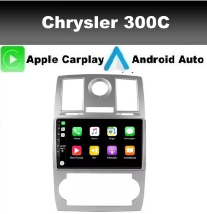 Chrysler 300c radio navigatie android 15 dab+ 9inch carplay, Auto diversen, Autoradio's, Nieuw, Ophalen of Verzenden