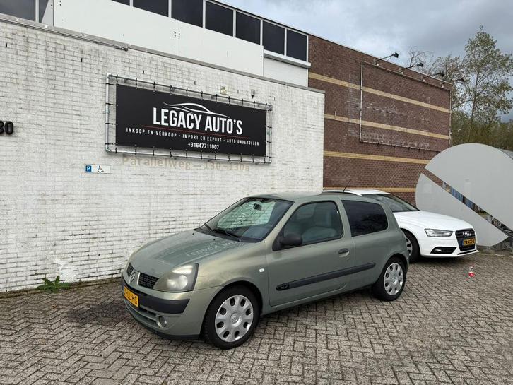 Renault Clio 1.2 16V 3DR 2005 2003 Groen, Auto's, Renault, Bedrijf, ABS, Airbags, Elektrische buitenspiegels, Elektrische ramen