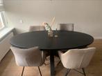 Eetkamertafel ovaal, Ophalen, Gebruikt, 100 tot 150 cm, Vijf personen of meer