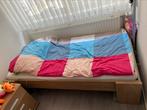 Slaapkamer set met nachtkastje en kledingkast, Huis en Inrichting, Slaapkamer | Bedden, 190 cm of minder, Gebruikt, 70 cm of minder