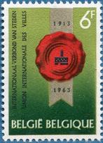 Belgie 1963 - OBP 1254 -  Int.Verbond van Steden , Postzegels en Munten, Postzegels | Europa | België, Verzenden, Frankeerzegel
