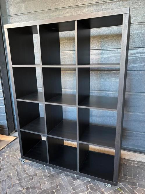 KALLAX open kast | 12 vakken, Huis en Inrichting, Kasten | Boekenkasten, Zo goed als nieuw, 25 tot 50 cm, Ophalen