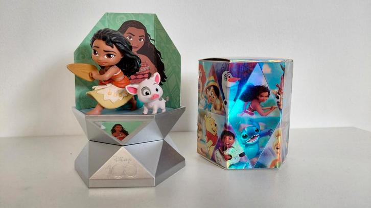 100 jaar Disney Moana poppetjes, Verzamelen, Poppetjes en Figuurtjes, Zo goed als nieuw, Ophalen of Verzenden