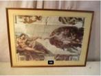 Mooi bekende Artprint van Michelangelo - 58x43, Ophalen of Verzenden, Zo goed als nieuw, Print, Oorspronkelijke maker
