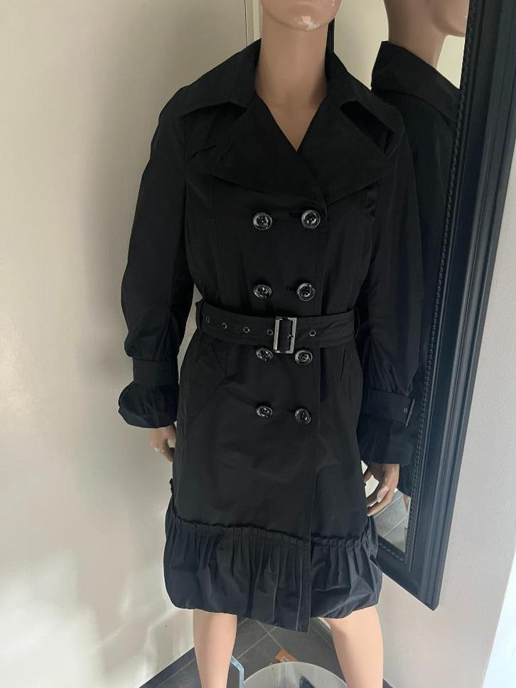 CREENSTONE  mooie trenchcoat  MAAT 36  NIEUW, Kleding | Dames, Jassen | Winter, Nieuw, Maat 36 (S), Zwart, Ophalen of Verzenden
