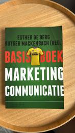 Basisboek marketingcommunicatie, Ophalen of Verzenden, Gelezen, Management