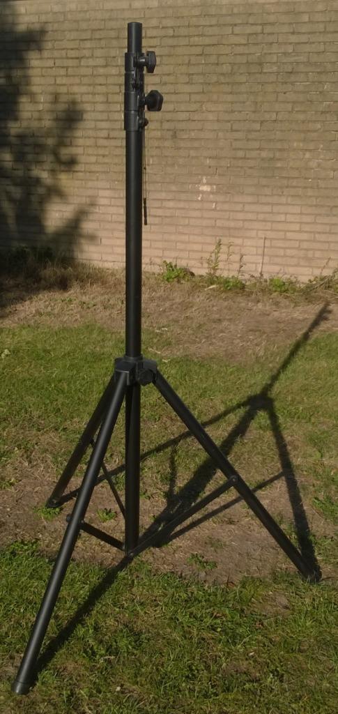 Lichtstatief 4 meter, gebruikt, Muziek en Instrumenten, Standaards, Gebruikt, Instrumentstandaard, Licht of Laser, Speaker, Ophalen of Verzenden