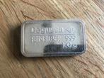Degussa 100 gram zilverbaar / Hazewinkel pers, Ophalen of Verzenden, Zilver