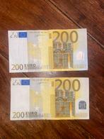 200 euro biljet 2x, Postzegels en Munten, Bankbiljetten | Europa | Eurobiljetten, Los biljet, Ophalen of Verzenden, 200 euro