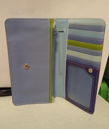 Mywallet portemonnee blauw van zacht leer  beschikbaar voor biedingen