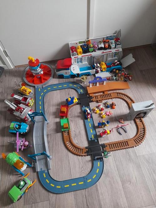 Grote set paw patrol speelgoed, Kinderen en Baby's, Speelgoed | Actiefiguren, Gebruikt, Ophalen of Verzenden