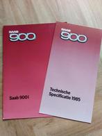 Oude Saab 900i folder + specificaties, Ophalen of Verzenden, Zo goed als nieuw, Overige merken