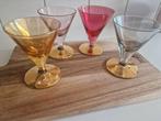 Antiek glazen sherry port borrel glaasjes Vintage, Ophalen of Verzenden