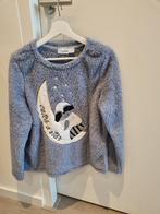 Fluffy homesweater, Ophalen of Verzenden, Zo goed als nieuw, Maat 38/40 (M), Blauw