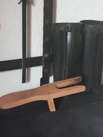 Houten laarzenknecht hulp ,landelijk ,stoer brocante, Ophalen of Verzenden
