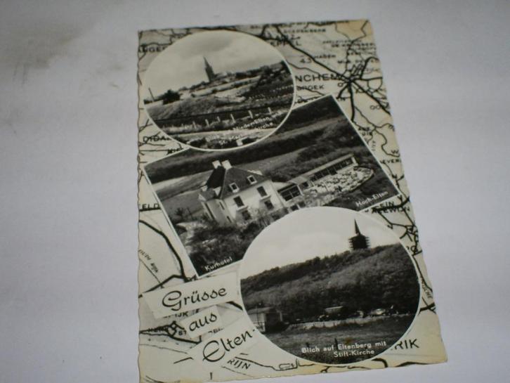 2 ansichtkaarten van Elten Hoch Elten Berg Luftkurort Stift, Verzamelen, Ansichtkaarten | Nederland, Gelopen, Gelderland, 1960 tot 1980