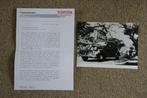 Persfoto + persbericht Toyota AA (1936) (35), Ophalen of Verzenden, Nieuw, Toyota