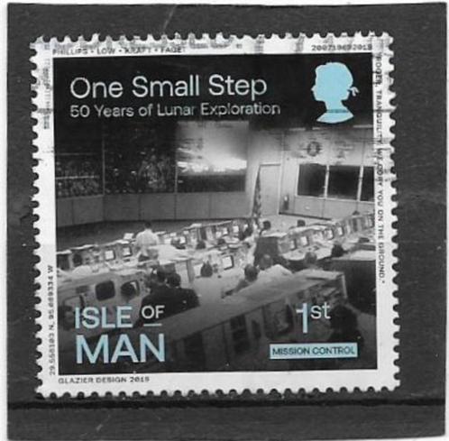 Isle of Man 2019  One small Step 50 Years of Luna Exploratio, Postzegels en Munten, Postzegels | Europa | UK, Gestempeld, Verzenden
