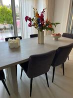 Stijlvolle microcement eettafel, Ophalen, 200 cm of meer, 50 tot 100 cm, Zo goed als nieuw